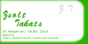 zsolt takats business card